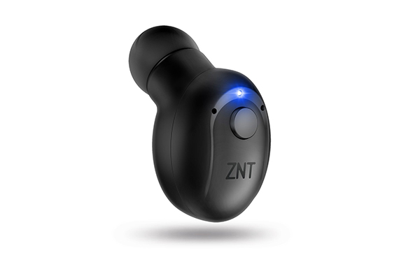 ZNT N1 Bluetooth イヤホン 高音質 ブルートゥース イヤホン 片耳 超小型 超軽量 両耳対応 マグネットUSB充電器2個 フィット 収納ケース付き ハンズフリー通話6～8時間 ブラック (ミニ)
