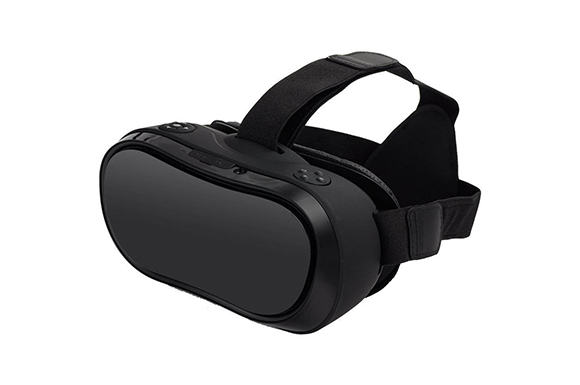 VR ゴーグル ヘッドマウントディスプレイ 3Dメガネ VRヘッドセット 一体型 バーチャルリアリティ体験大画面で超3D映像効果360度動画仮想現実360度 Android 5.1 のシステム解像度2560 * 1440Pディスプレイ5.5 ,Qkifly All-in-one VR headset for PS4 Youtube Google Play with WIFI and HDMI