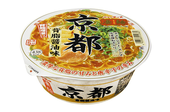 ニュータッチ 凄麺 京都背脂醤油味 124g