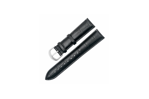 トンチャーメー 腕時計用ベルト カーフレザー ブラック 19mm