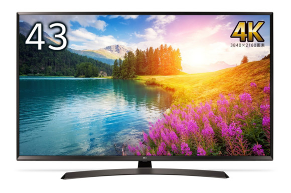 LG 43V型 液晶 テレビ UJ630Aシリーズ 43UJ630A 4K対応 HDR対応 IPS4Kパネル スリムボディ Wi-Fi内蔵