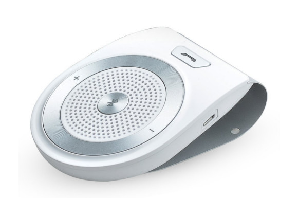 AGPtEK T821 車載用 ワイヤレス Bluetooth ポータブルスピーカー スピーカーホン ハンズフリー通話 音楽再生 ブルートゥース4.1（ホワイト）