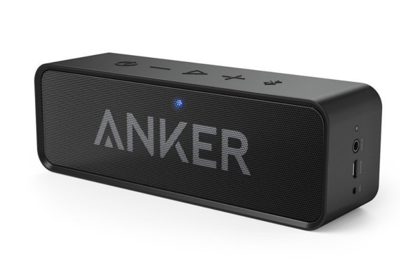 Anker SoundCore ポータブル Bluetooth4.0 スピーカー 24時間連続再生可能【デュアルドライバー / ワイヤレススピーカー / 内蔵マイク搭載】(ブラック) A3102011