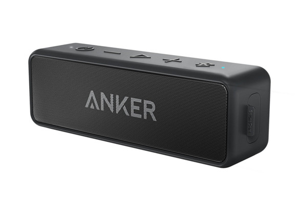 Anker SoundCore 2 (12W Bluetooth4.2 スピーカー 24時間連続再生)【強化された低音 / IPX5防水規格 / デュアルドライバー / マイク内蔵】 A3105011