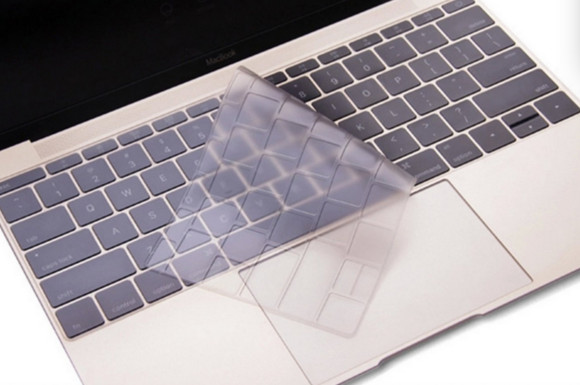 MacBook Retina 12inch 専用キーボードカバー USキーボード（英語配列） 超薄型 軽量 (透明) オマケのクロス付き MBK12UC【MMR】
