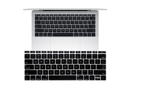 MacBook Pro 13インチ 2016 Touch Bar非搭載モデルA1708 キーボードカバー【MaxKu】 キーボード防塵カバー USキーボード 英語配列 キースキン 多色選択可能 (ブラック)