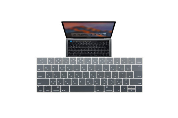 Dyx 2016 MacBook Pro 13 15インチ キーボードカバー 防塵カバー Touch Bar搭載モデル 対応 (日本語 JIS配列)【クリア】