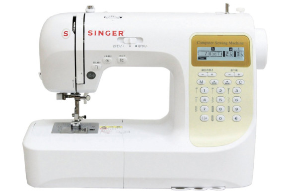 SINGER コンピューターミシン 文字縫い機能搭載(ひらがな・数字・アルファベット・漢字) 模様数207種類 フットコントローラー付き SN777DX