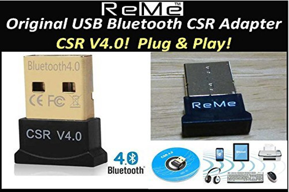 ReMe Bluetooth USBアダプター Ver.4.0+EDR/LE(省エネ設計)対応 Bluetoothアダプタ CSR4.0 Windows 10/8.1/8/7/XP対応 無線 通信 USB bluetoothレシーバーブルートゥース アダプター 