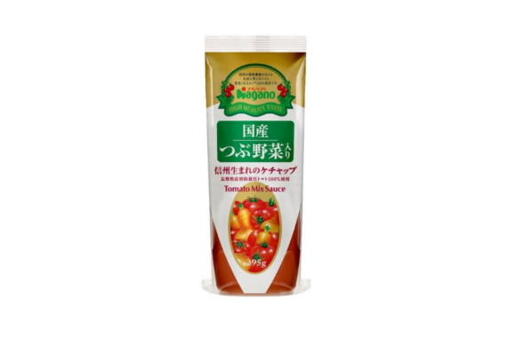 ナガノトマト 国産つぶ野菜入り信州生まれのケチャップ 295g×3袋