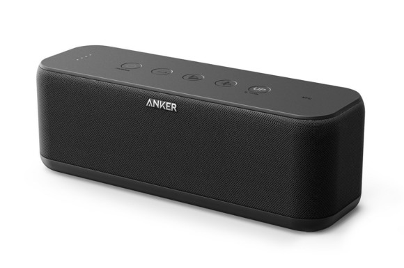 Anker SoundCore Boost (20W Bluetooth4.2 スピーカー スタイリッシュデザイン)【迫力ある低音 / IPX5防水規格 / モバイルバッテリー機能搭載】 A3145011