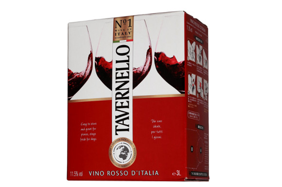【世界NO.1イタリアテーブルワイン】 タヴェルネッロ ロッソ(バッグ イン ボックス 赤ワイン) 3L