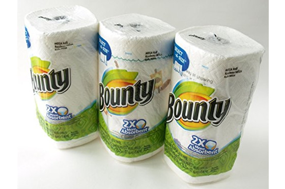 Bounty Paper Towels 3Rolls バウンティ ペーパータオル 3ロール(279×149mm2枚重ね105シート×3ロール)
