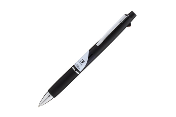 三菱鉛筆 3色ボールペン ジェットストリーム 0.7 SXE380007.24 ブラック