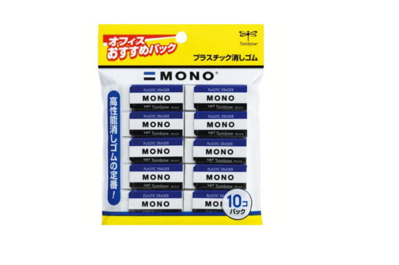 トンボ鉛筆 消しゴム MONO PE01 10個 JCA-061