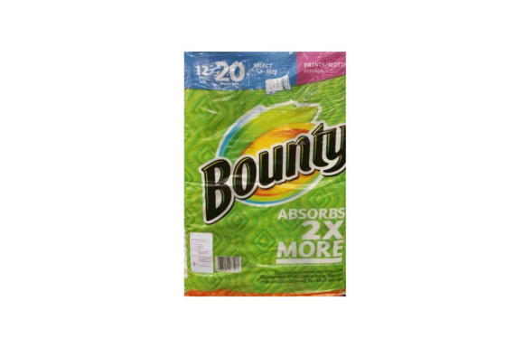 Bounty バウンティー ペーパータオル 105カット 12ロール(柄あり)