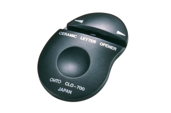 オート レターオープナー セラミックレターオープナー 黒 CLO-700クロ
