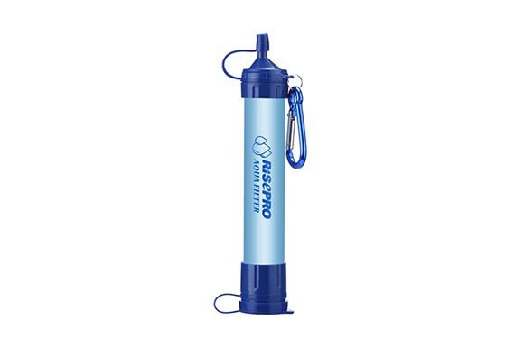 浄水ボトル RISEPRO FDA認証 直飲み携帯浄水器 災難・サバイバルプラス水の提供 菌フィルター付き HW-01