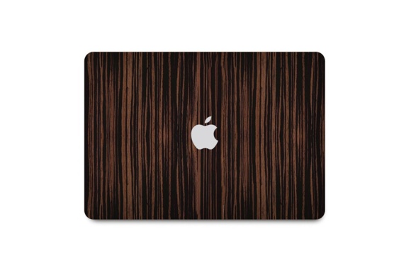 マックブックエアー(MacBook Air)ケース 13インチ ステッカー カバー スキンシール (ウッド)