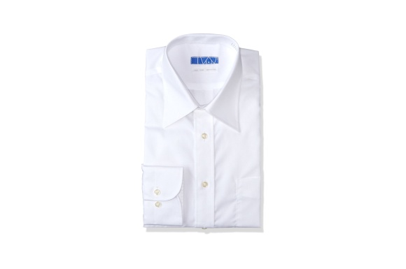 【dresscode101】メンズノーアイロンワイシャツ 長袖 超形態安定 綿100% 10サイズ展開