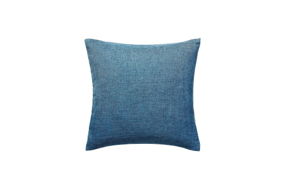 U'Artlines クッションカバー 枕カバー 綿麻 正方形 装飾枕ケース シンプル 雰囲気 部屋飾り (ブルー)