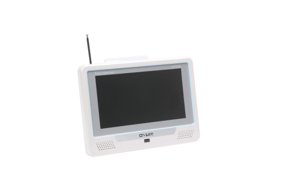 オンライン生活 7型 ポータブル ワンセグテレビ LPT-67002W 防水 ワンセグ ホワイト