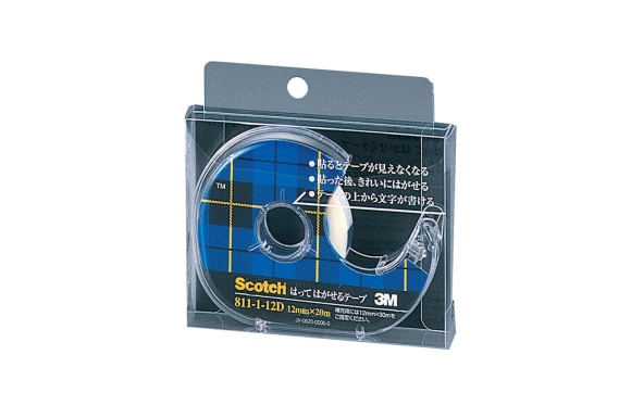 3M スリーエム スコッチ セロハンテープ はってはがせるテープ 811-1-12D 12mm×20m 芯25mm