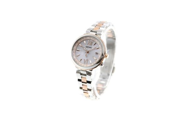 [ルキア]LUKIA 腕時計 サブマスコミモデル ソーラー電波修正 サファイアガラス 10気圧防水 SSVV020 レディース