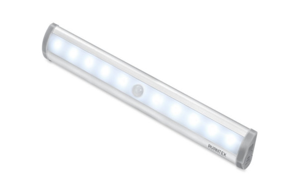AVANTEK 10 LED センサーライト 人感センサー 電池式 マグネット付き 貼り付け型 クロゼット 玄関 昼光色 ELF-L1